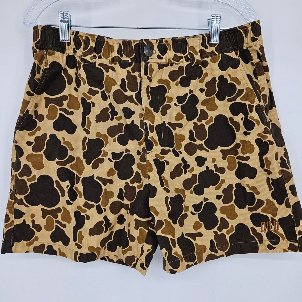 Qilo X WRMFZY Shorts Mens Large Frogskin Camo Tactical Utility Pocket Outdoor